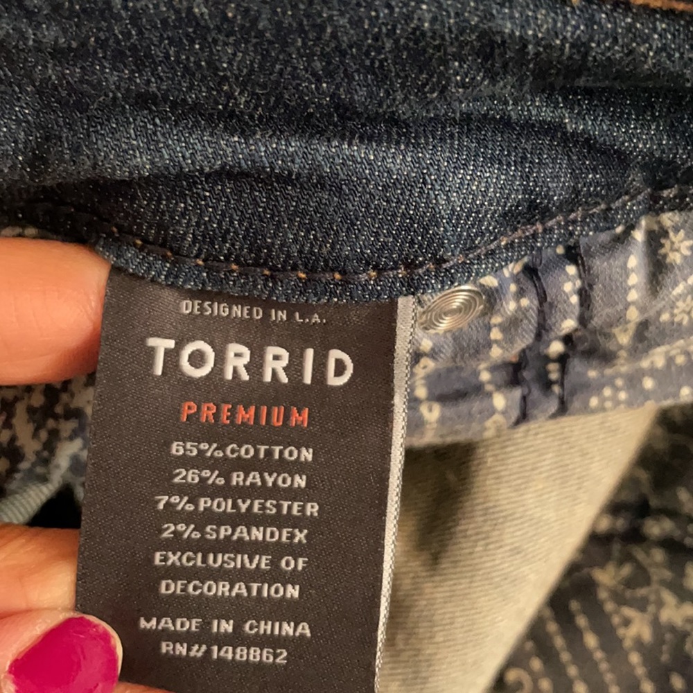 Torrid Skinny Size 20R Jeans BNWT - Picture 7 of 8